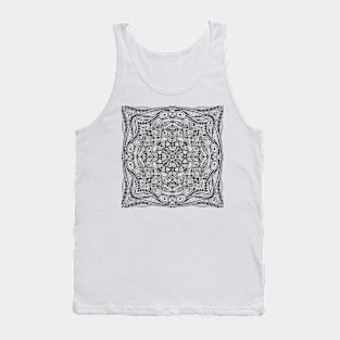 Geometric Ethnic Motif Tank Top